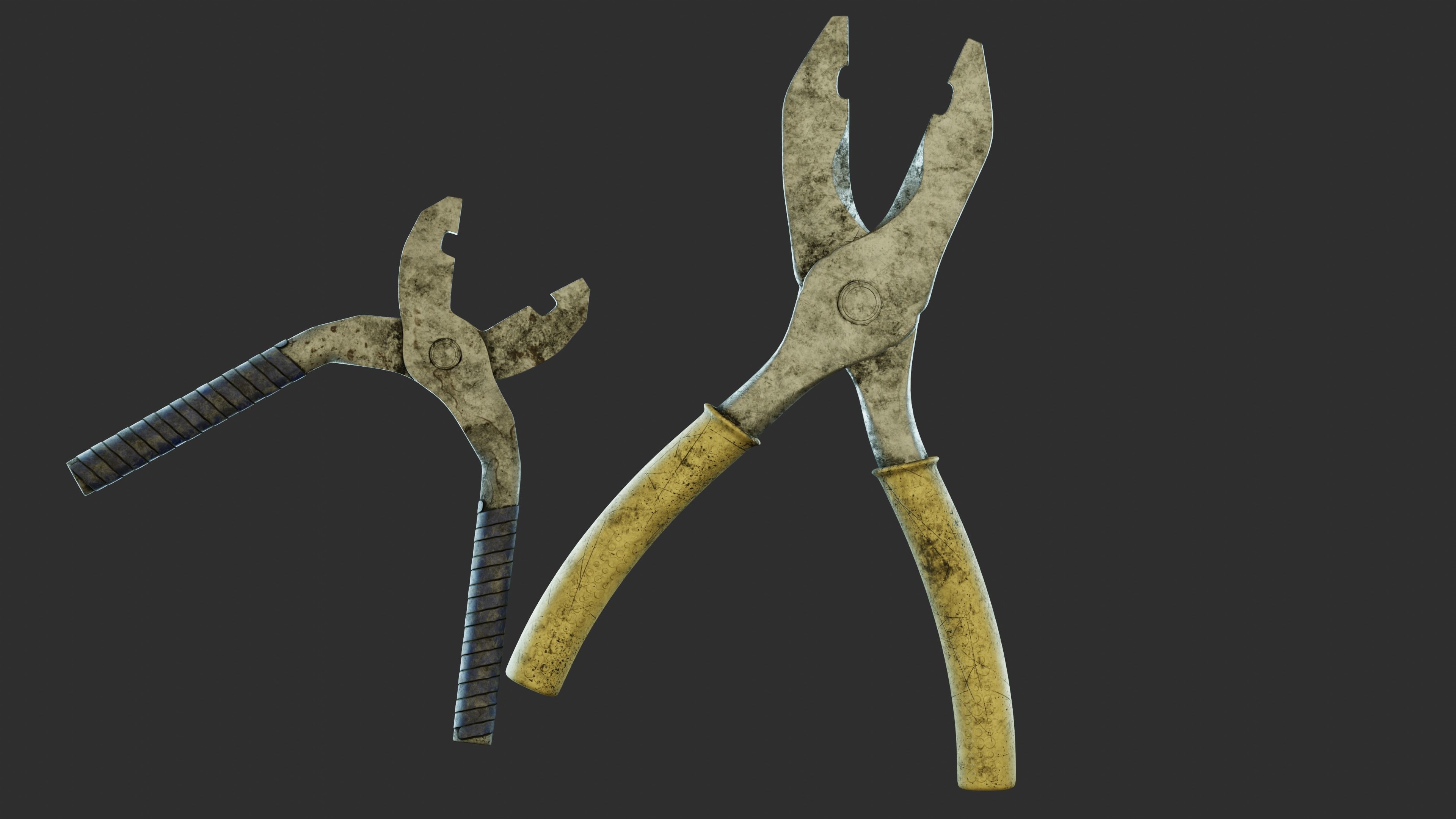Old Soviet Tools 3D model_23