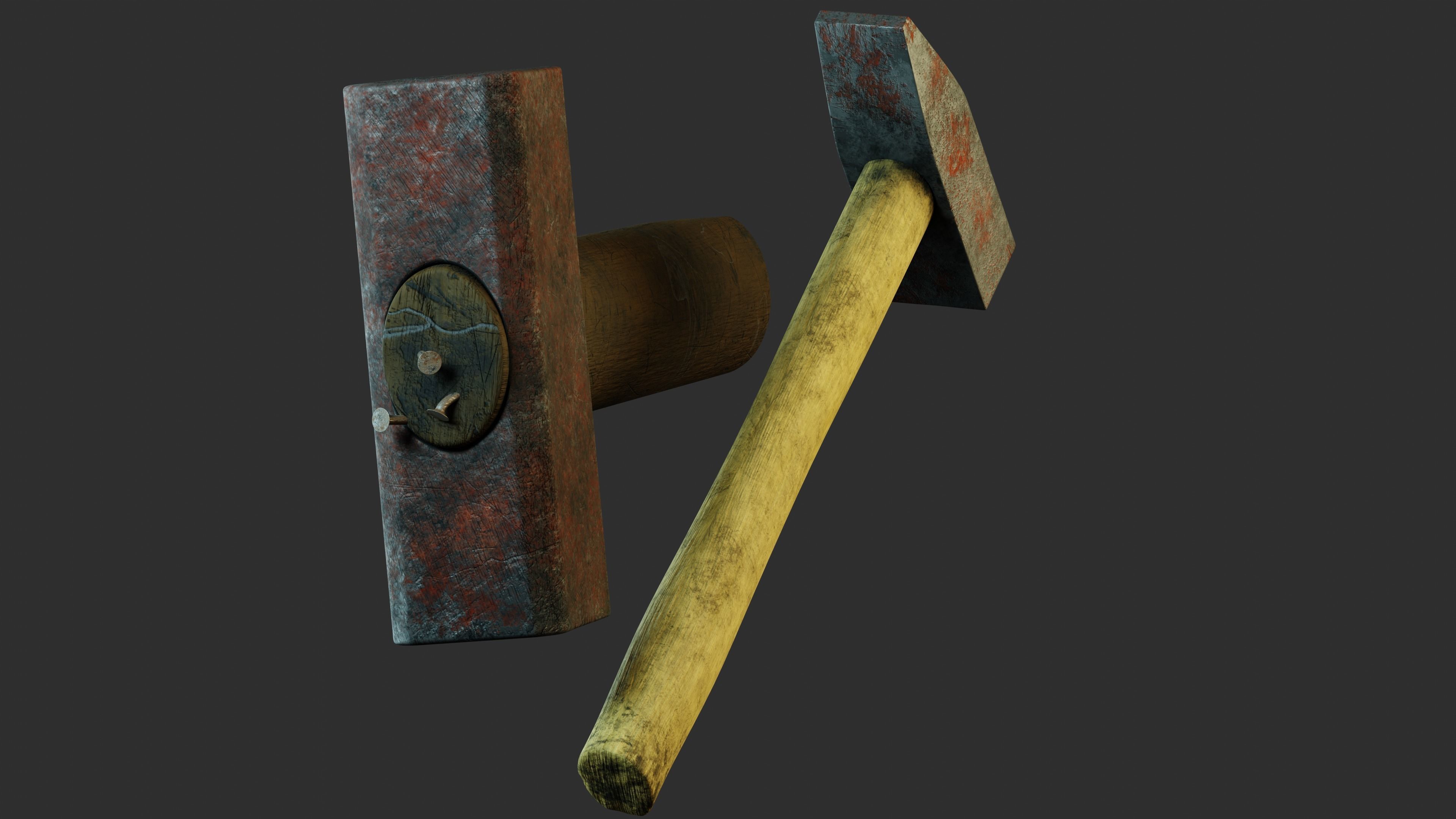 Old Soviet Tools 3D model_17