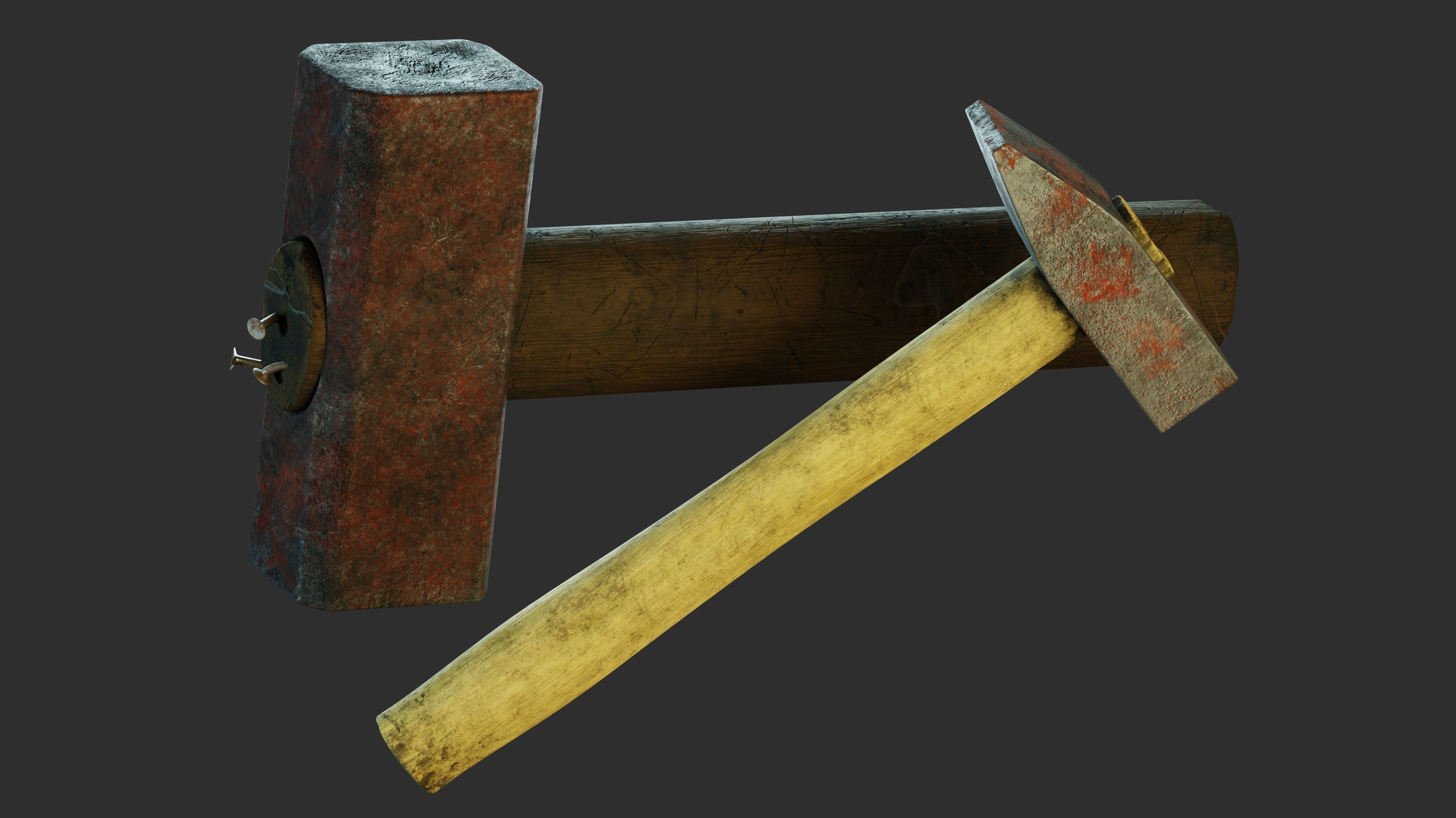 Old Soviet Tools 3D model_18