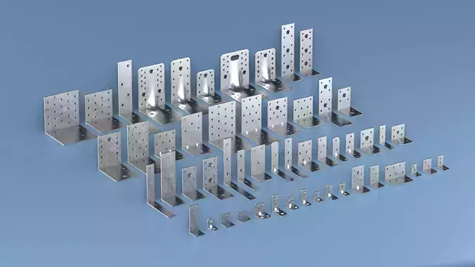 stainless steel angle brackets 53 parts collection