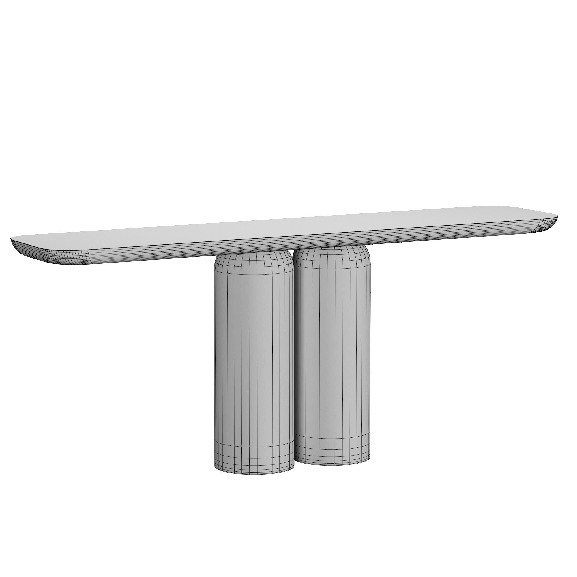 CUPOLA CARVED CONSOLE TABLE 3D model_7