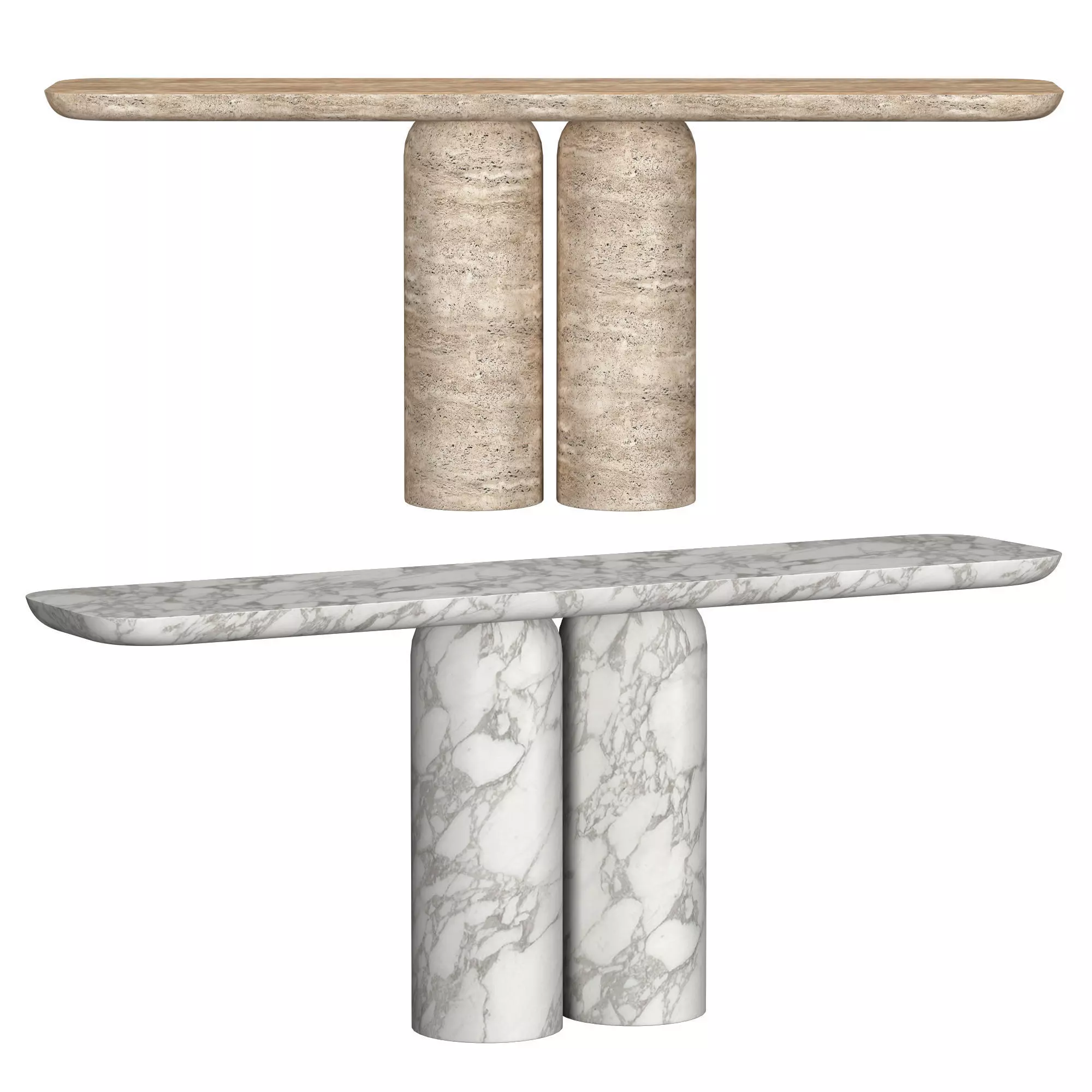 CUPOLA CARVED CONSOLE TABLE 3D model_0