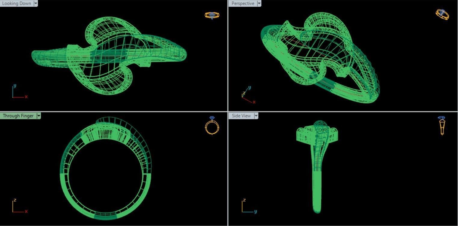 ITALIAN RING 3D print model_12
