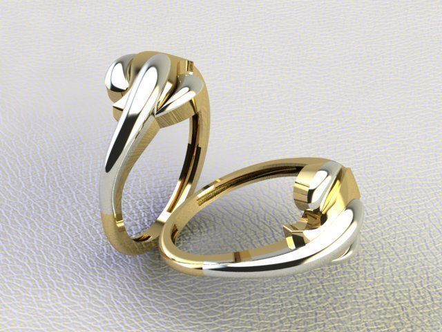 ITALIAN RING 3D print model_3