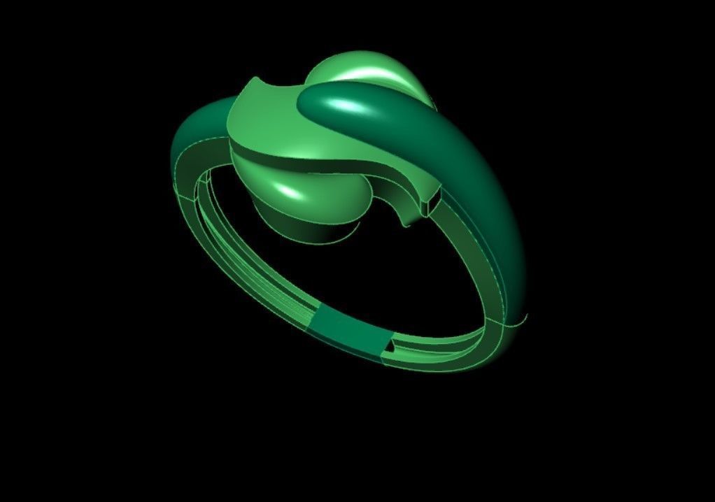 ITALIAN RING 3D print model_11
