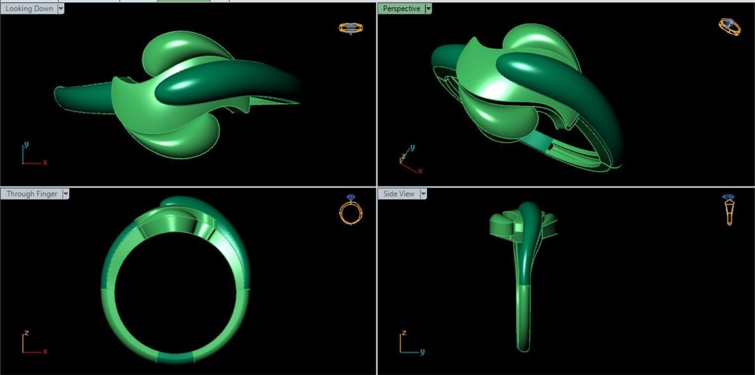 ITALIAN RING 3D print model_10