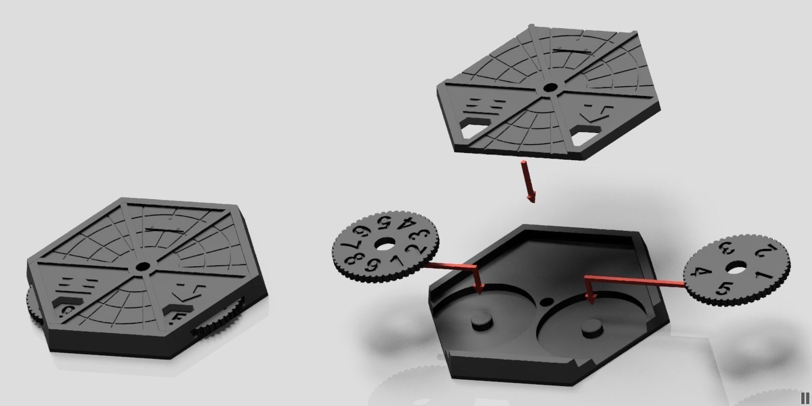 Aeronautica base 3D print model_2