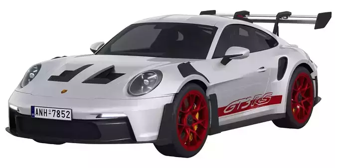 Porsche 911 GT3 RS 2022 3D model