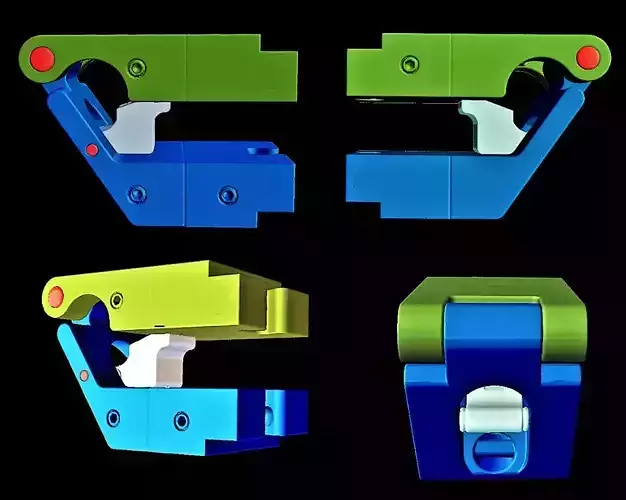 Dental articulator 3D model printable STL file