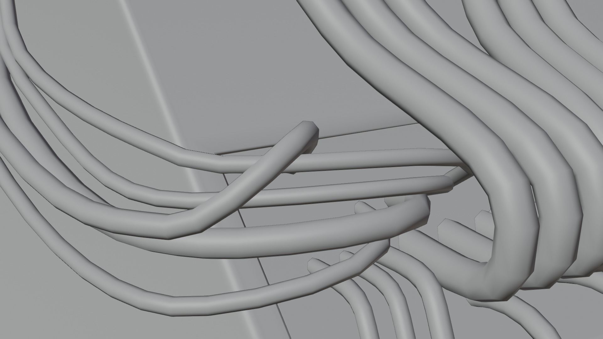 Science Fiction Computer Console Low-poly 3D model_17