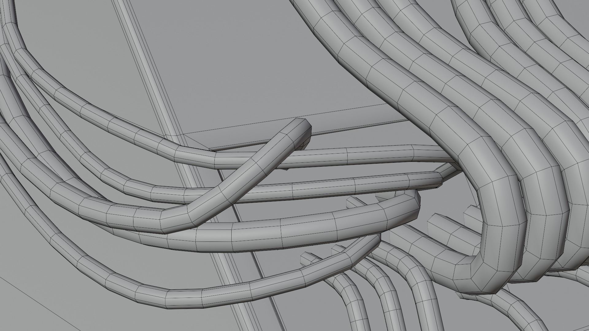 Science Fiction Computer Console Low-poly 3D model_28