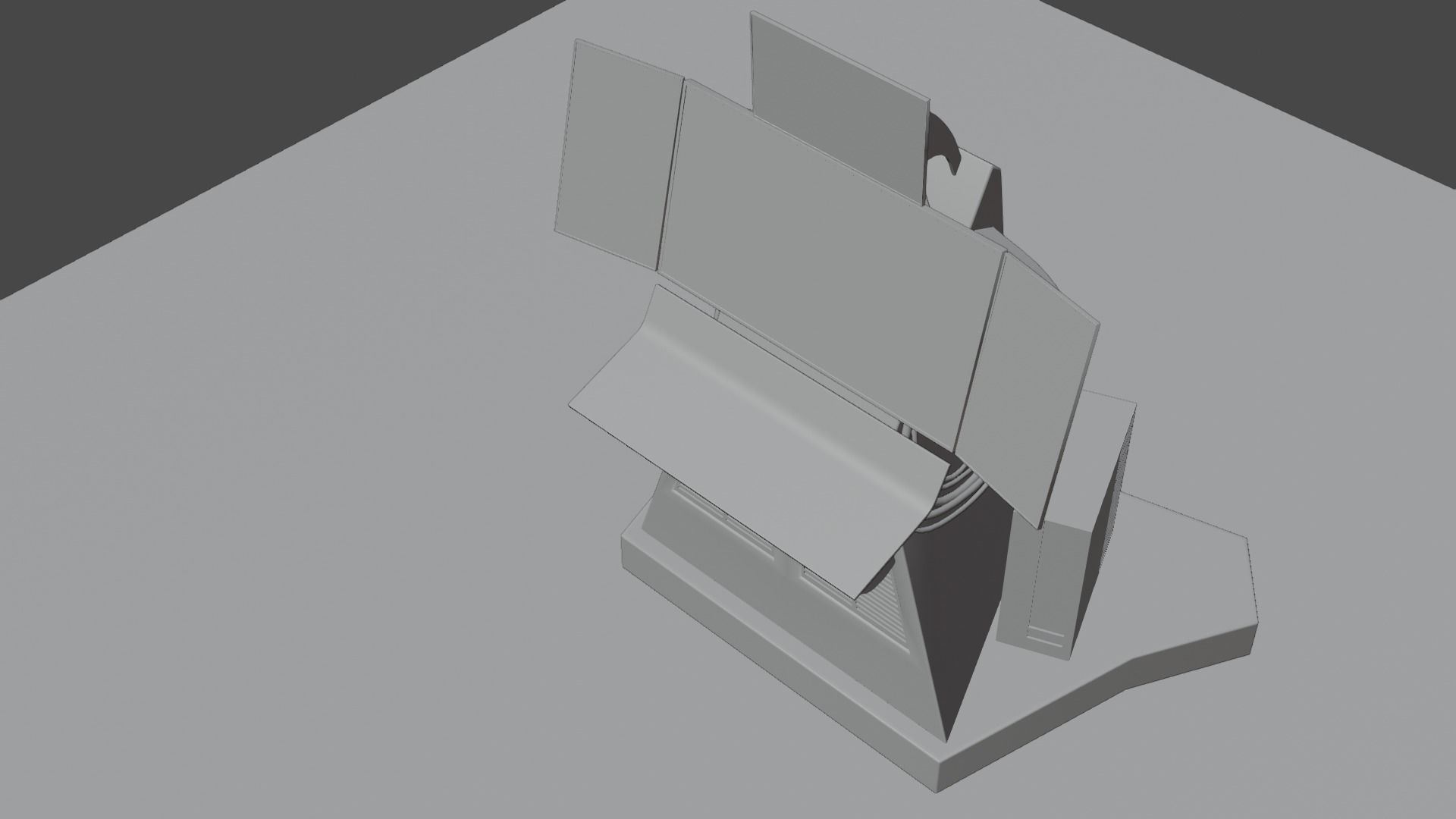 3D model Science Fiction Computer Console VR / AR / low-poly | CGTrader