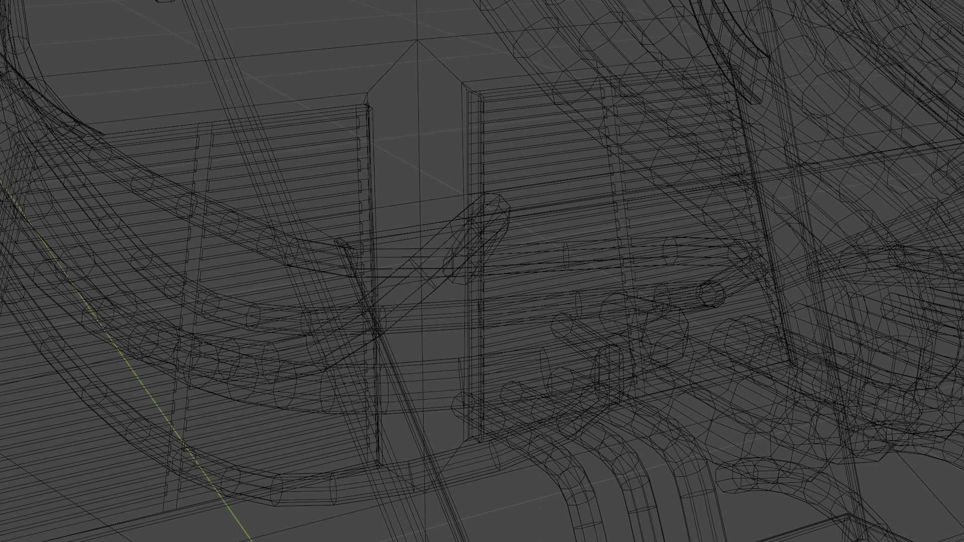 Science Fiction Computer Console Low-poly 3D model_50