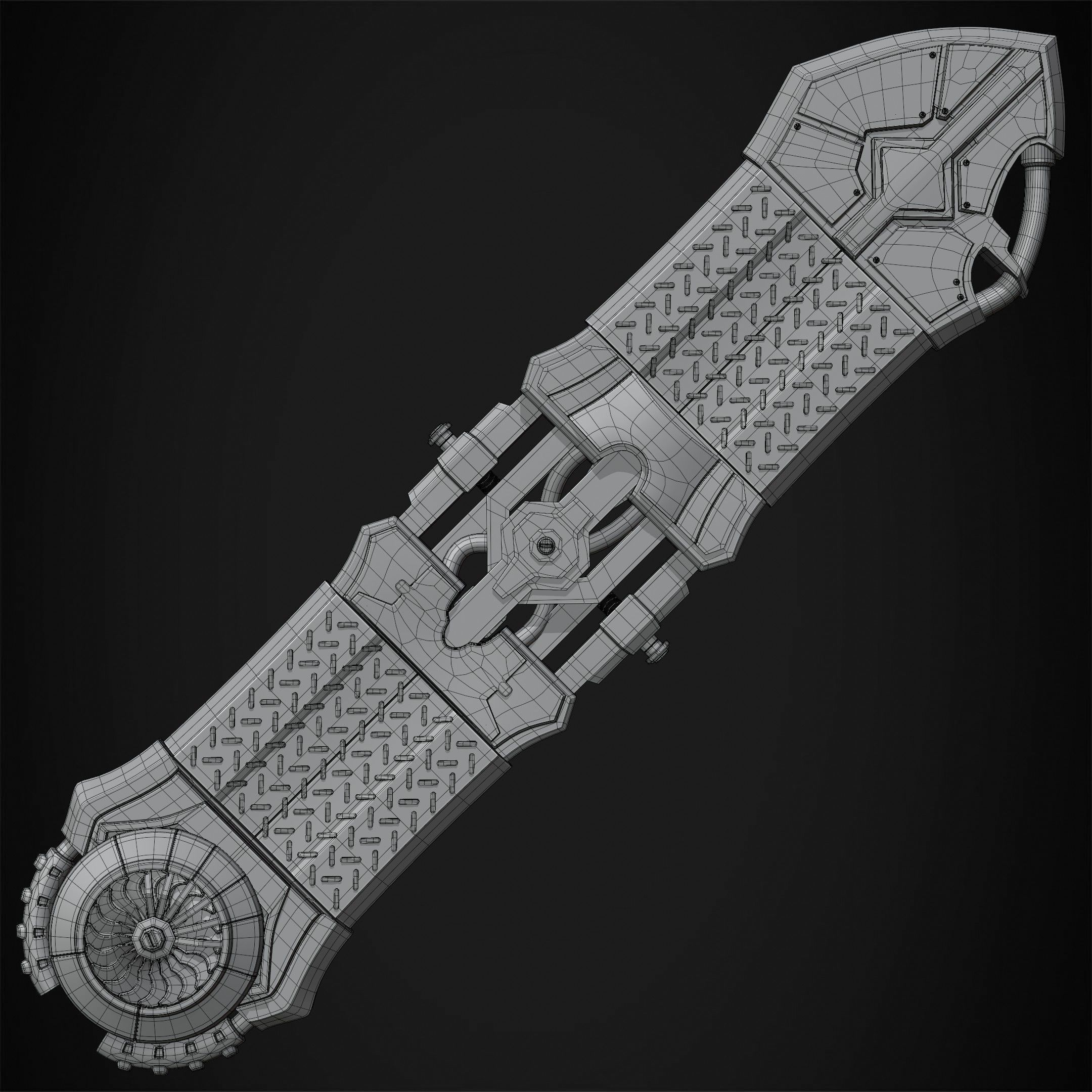 Arcane Ekko Fireflight HoverBoard for Cosplay 3D print model_16