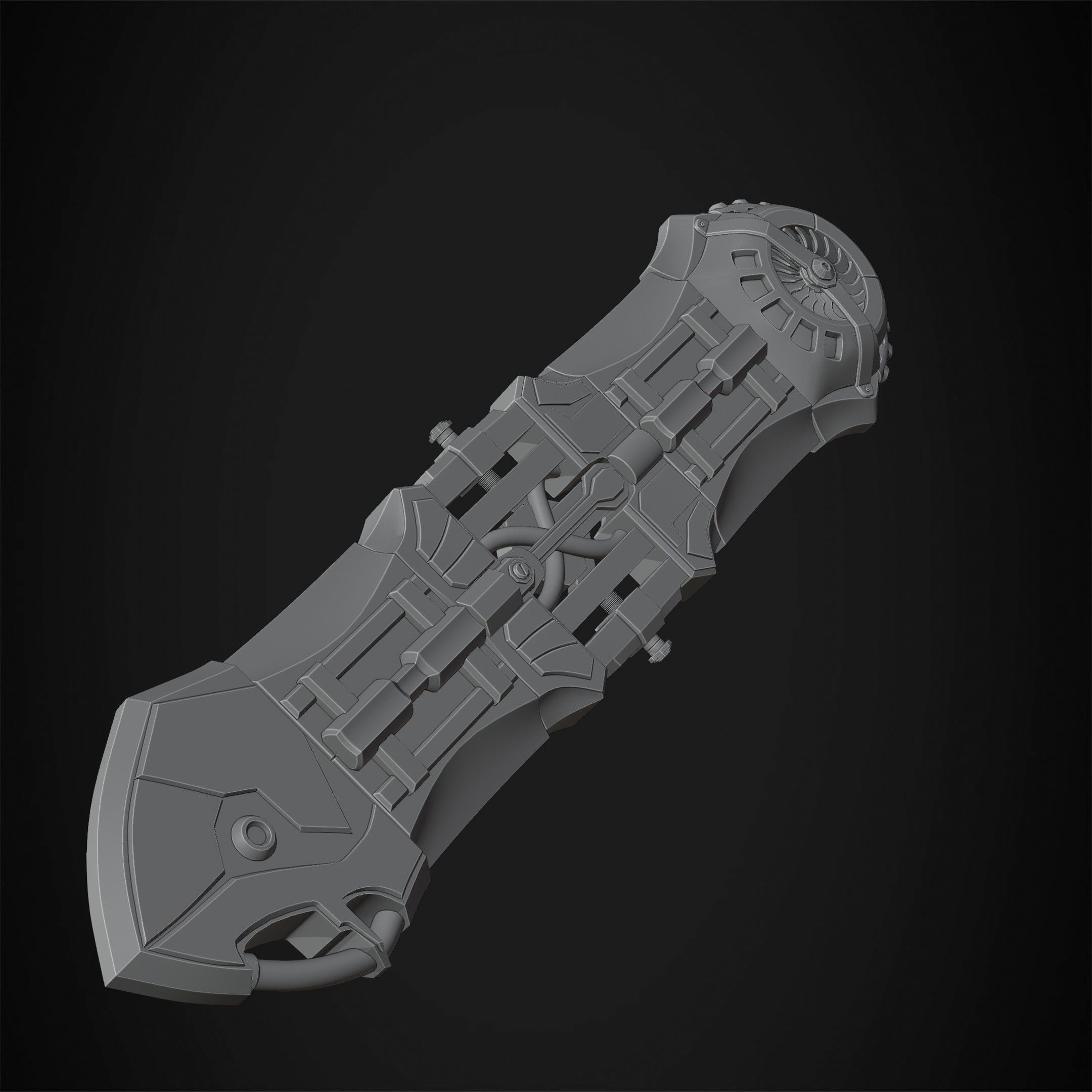 Arcane Ekko Fireflight HoverBoard for Cosplay 3D print model_21
