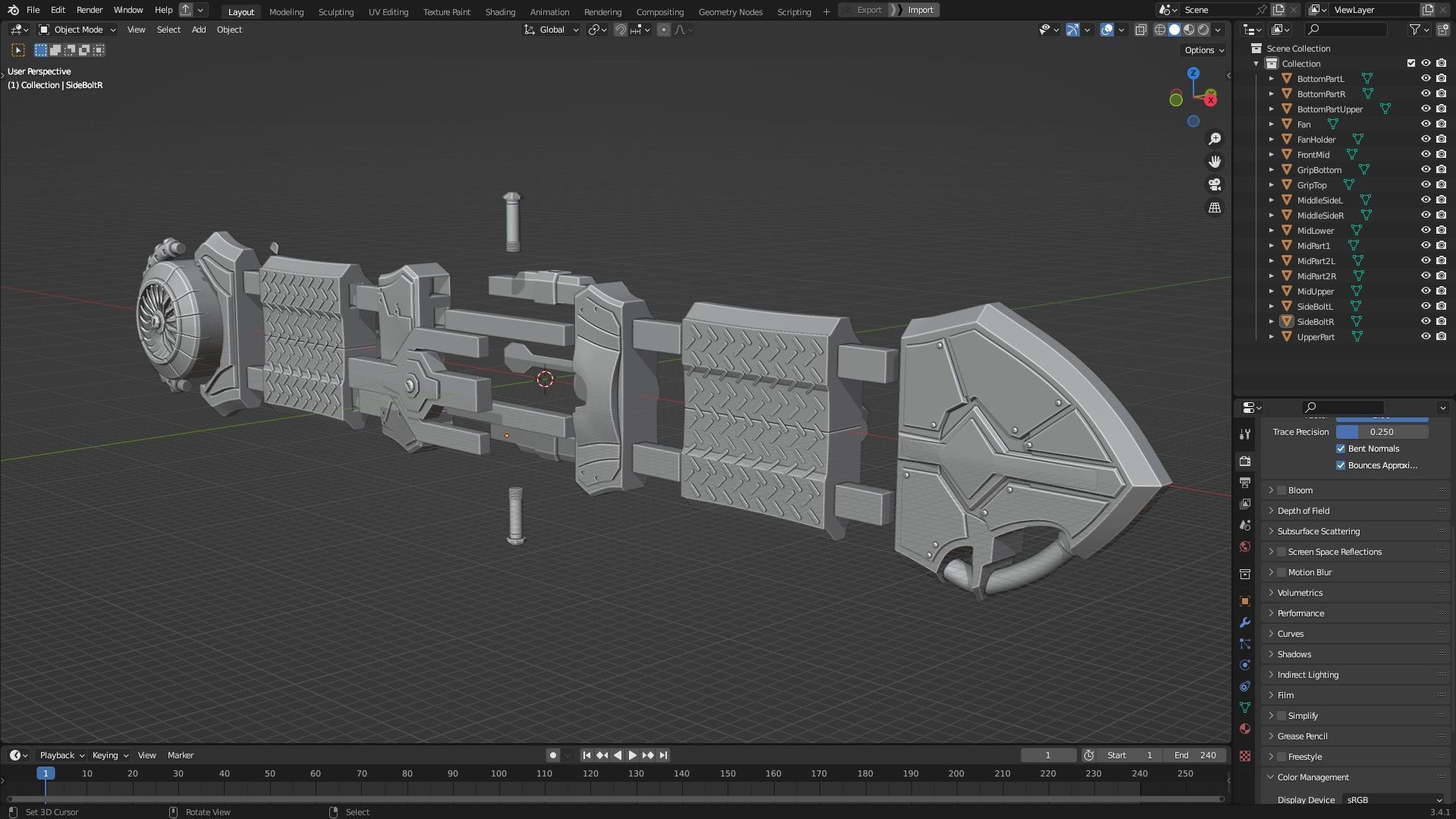 Arcane Ekko Fireflight HoverBoard for Cosplay 3D print model_12
