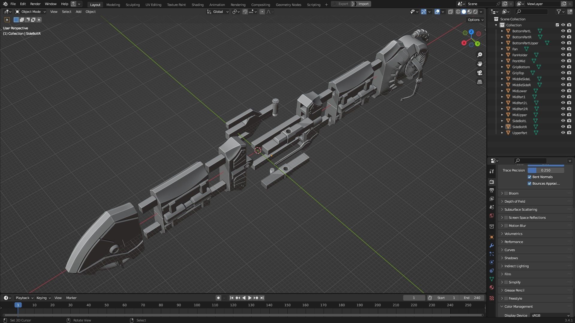 Arcane Ekko Fireflight HoverBoard for Cosplay 3D print model_13
