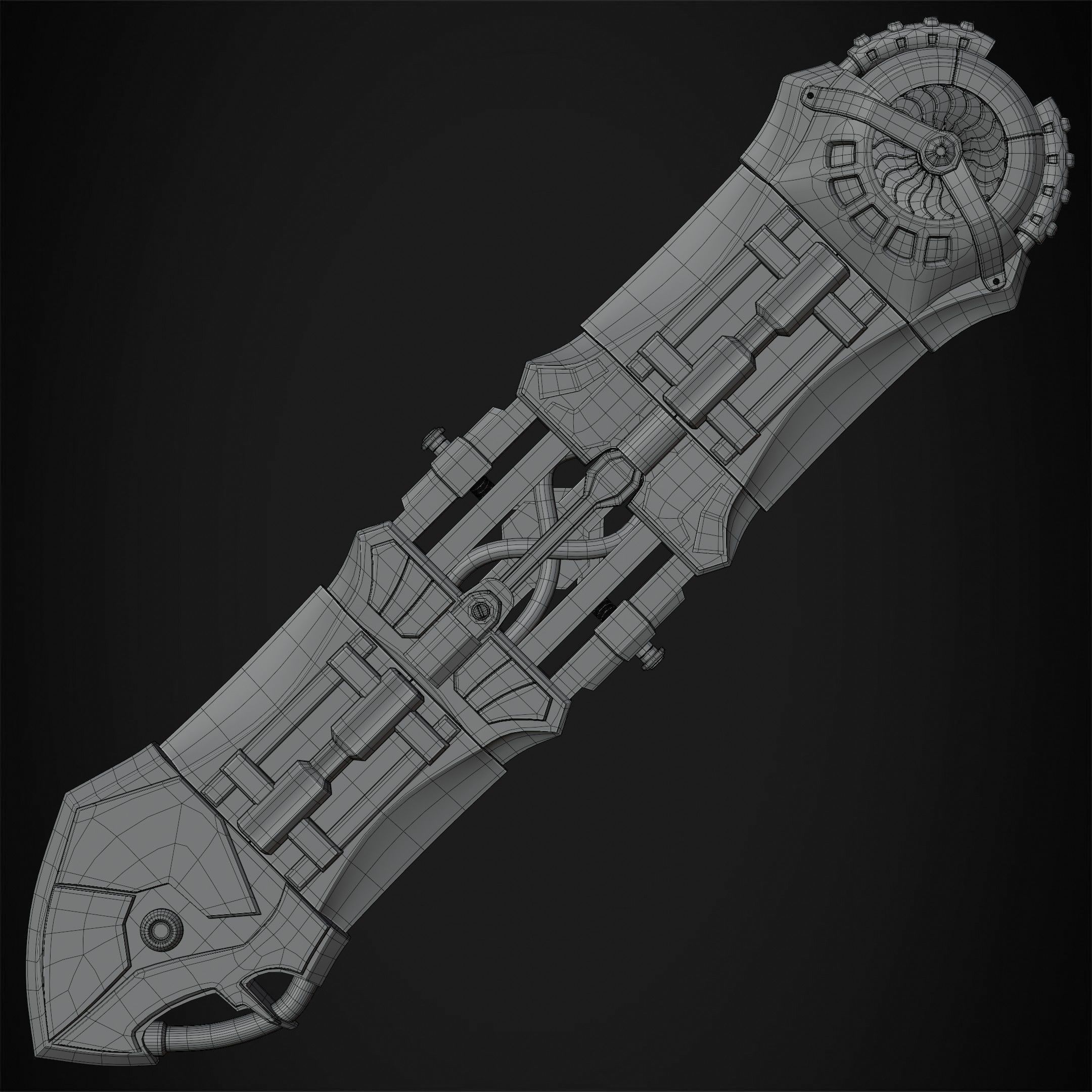 Arcane Ekko Fireflight HoverBoard for Cosplay 3D print model_24