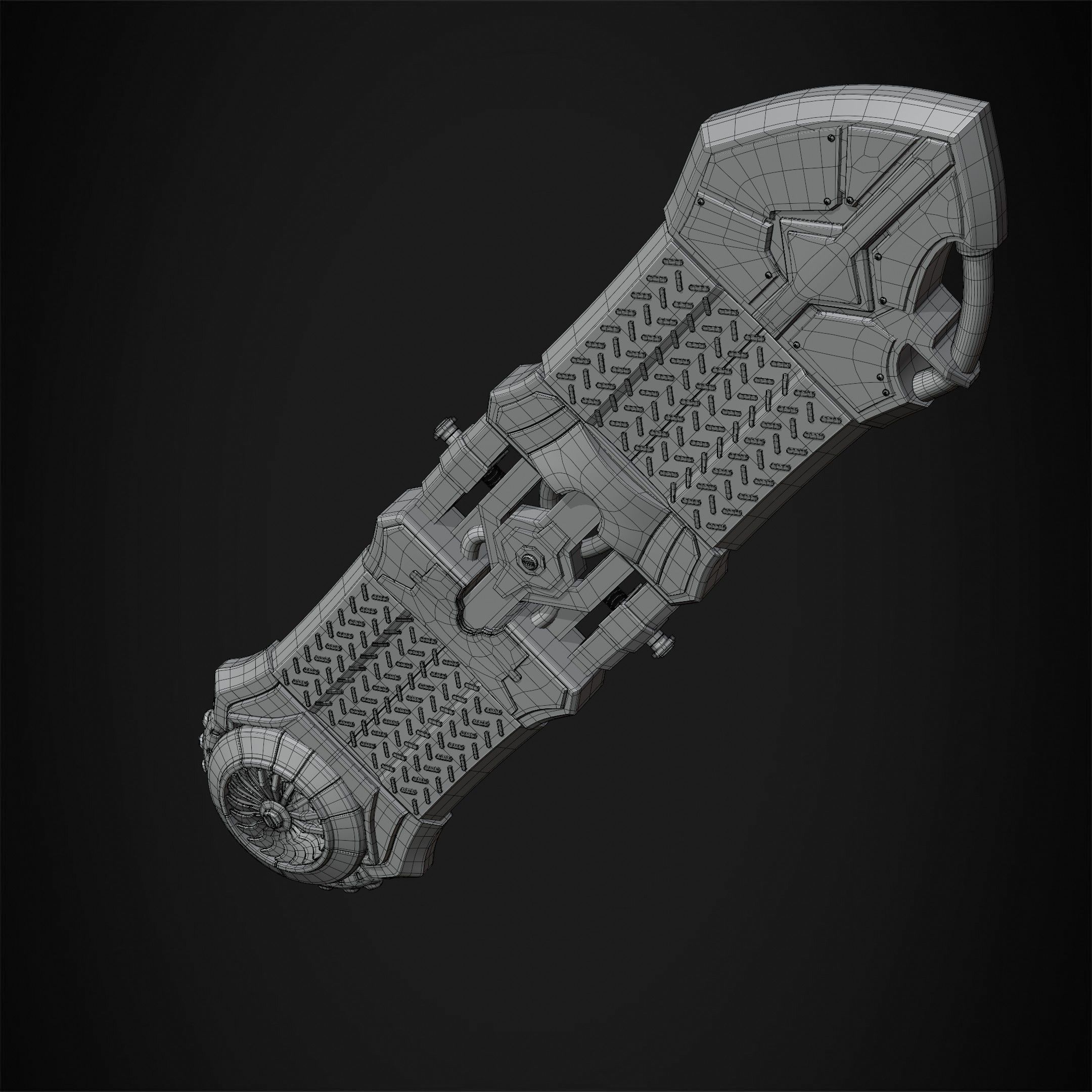 Arcane Ekko Fireflight HoverBoard for Cosplay 3D print model_18