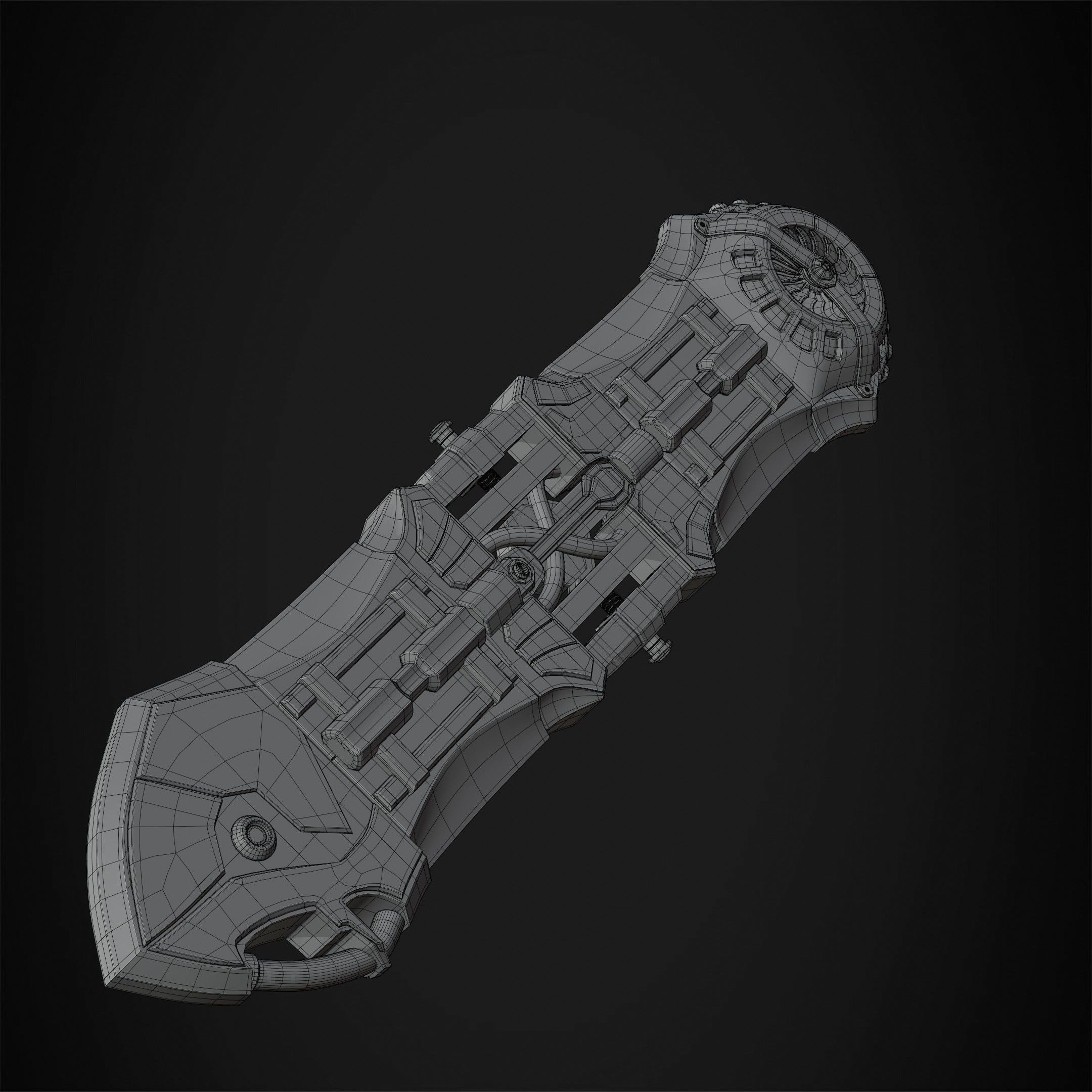 Arcane Ekko Fireflight HoverBoard for Cosplay 3D print model_22