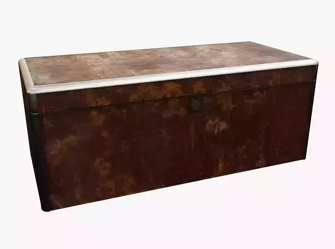 Medieval Treasure Chest  Low-poly 3D model