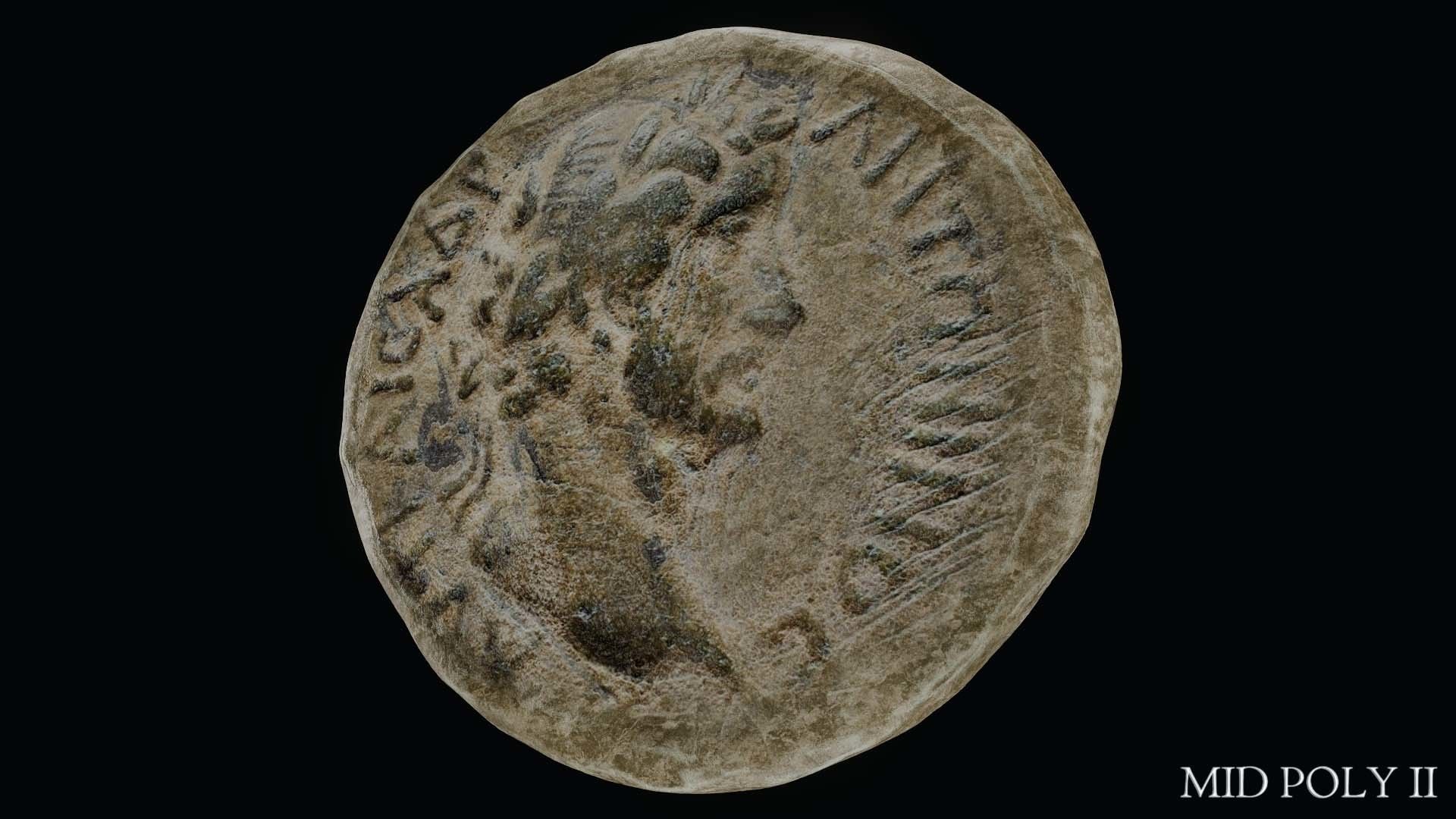 Lykaonia Coin 2 Low-poly 3D model_61