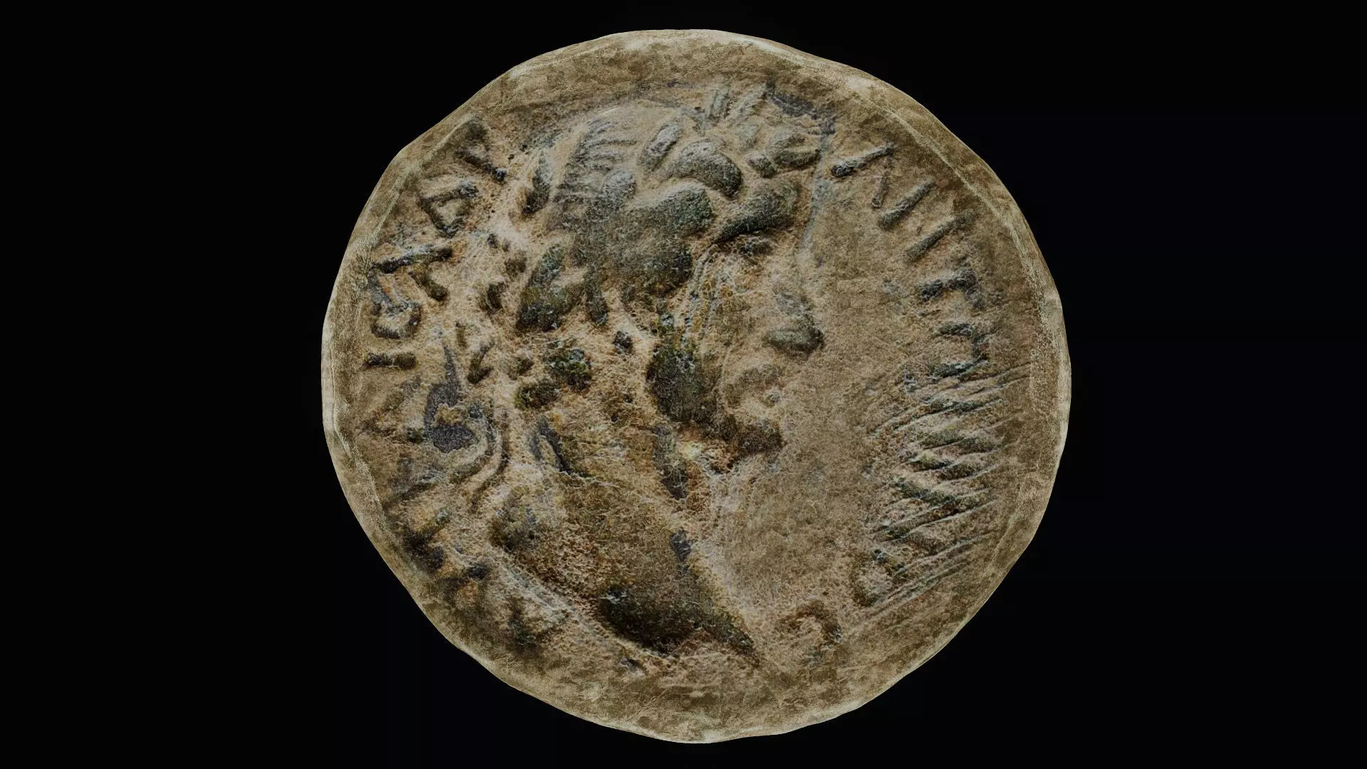 Lykaonia Coin 2 Low-poly 3D model_0