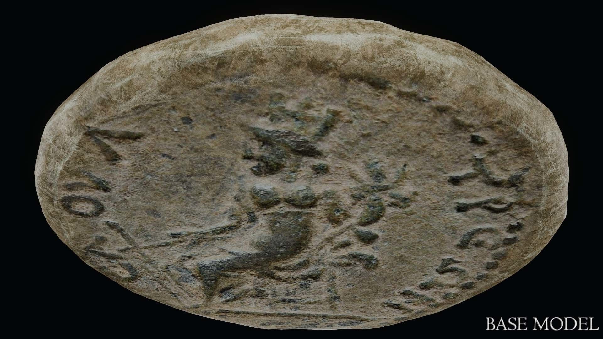 Lykaonia Coin 2 Low-poly 3D model_29