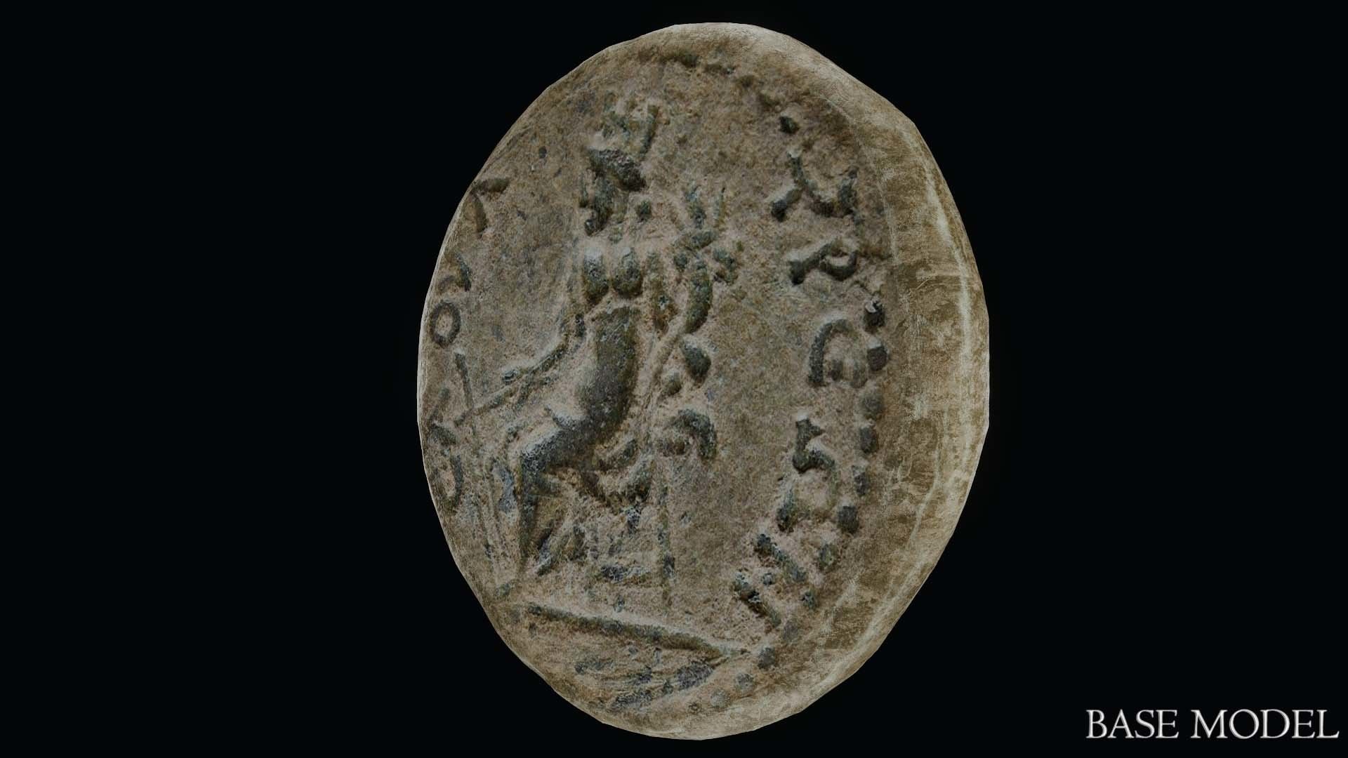 Lykaonia Coin 2 Low-poly 3D model_43