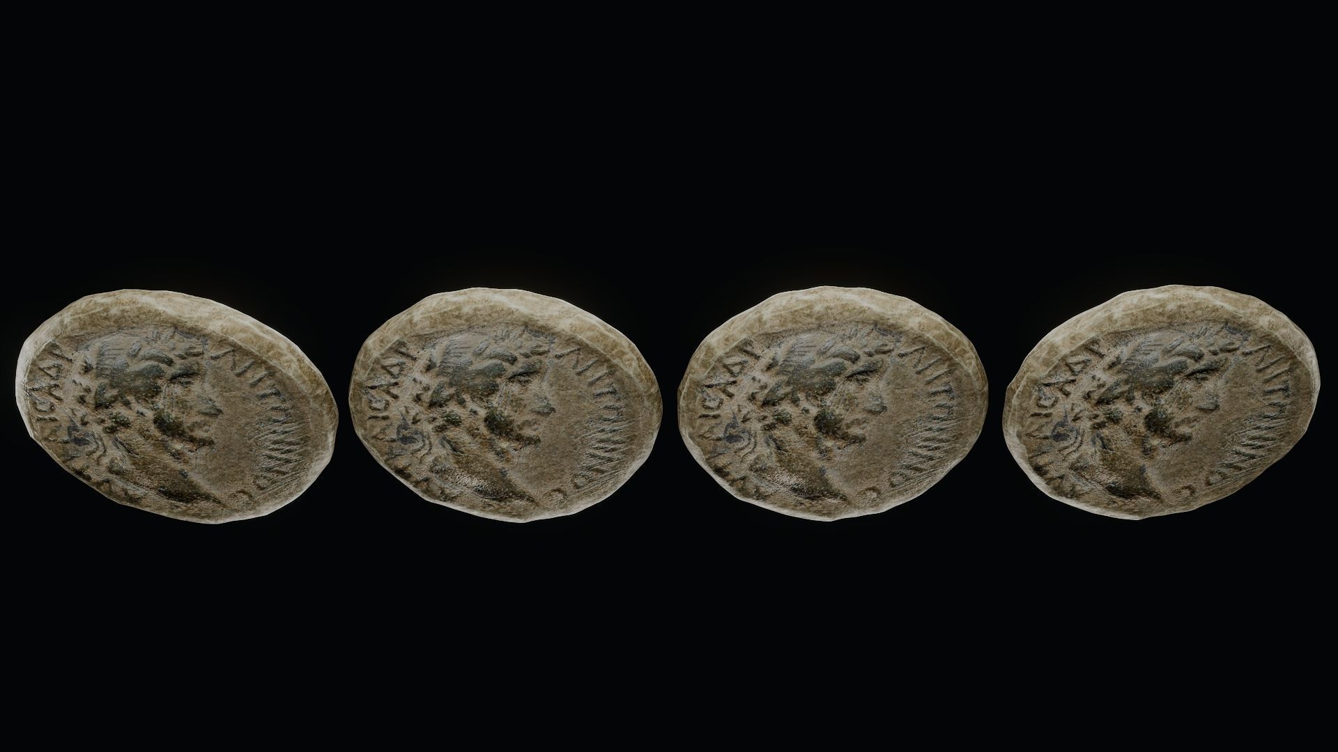 Lykaonia Coin 2 Low-poly 3D model_70