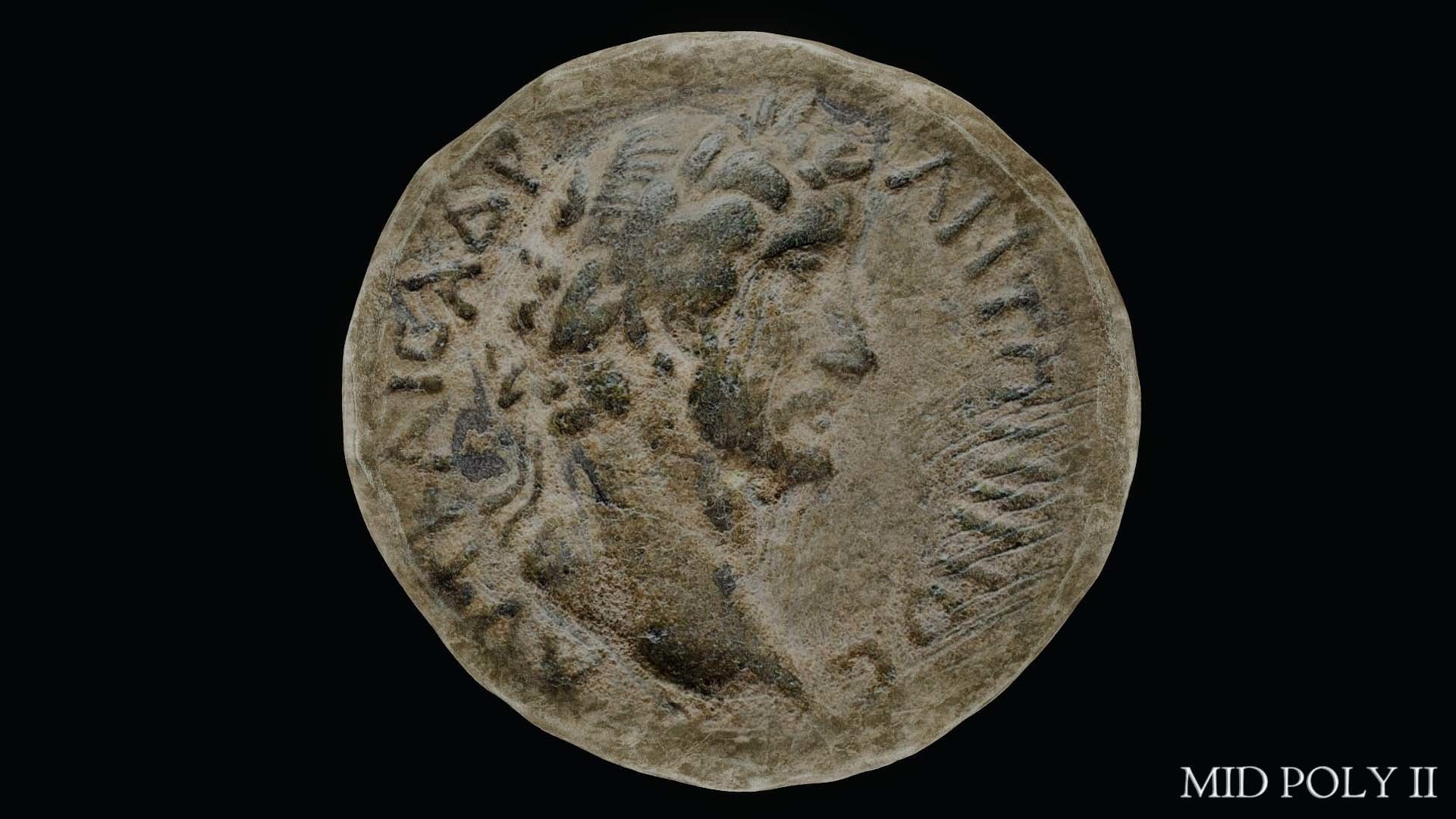 Lykaonia Coin 2 Low-poly 3D model_57