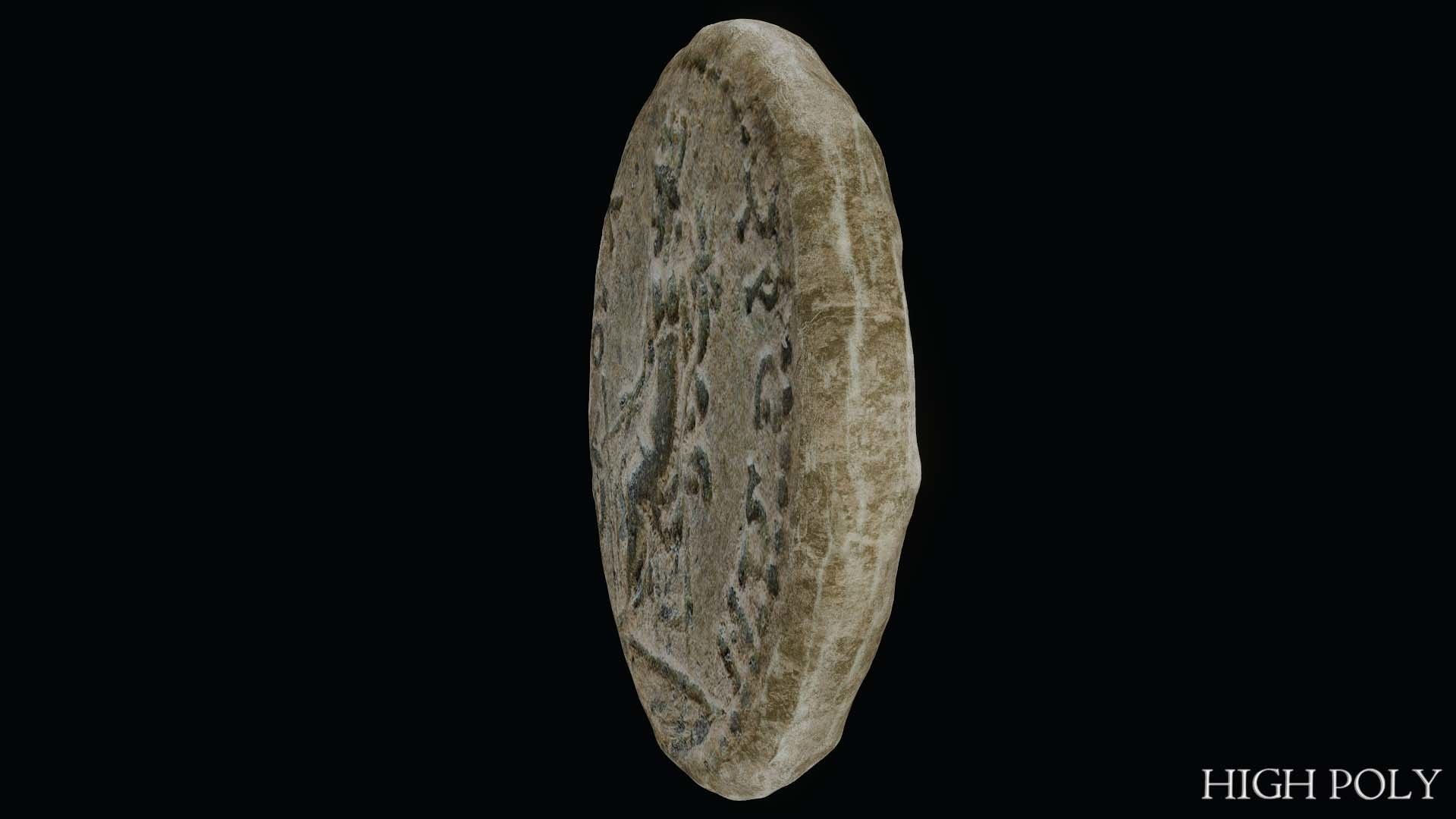 Lykaonia Coin 2 Low-poly 3D model_15