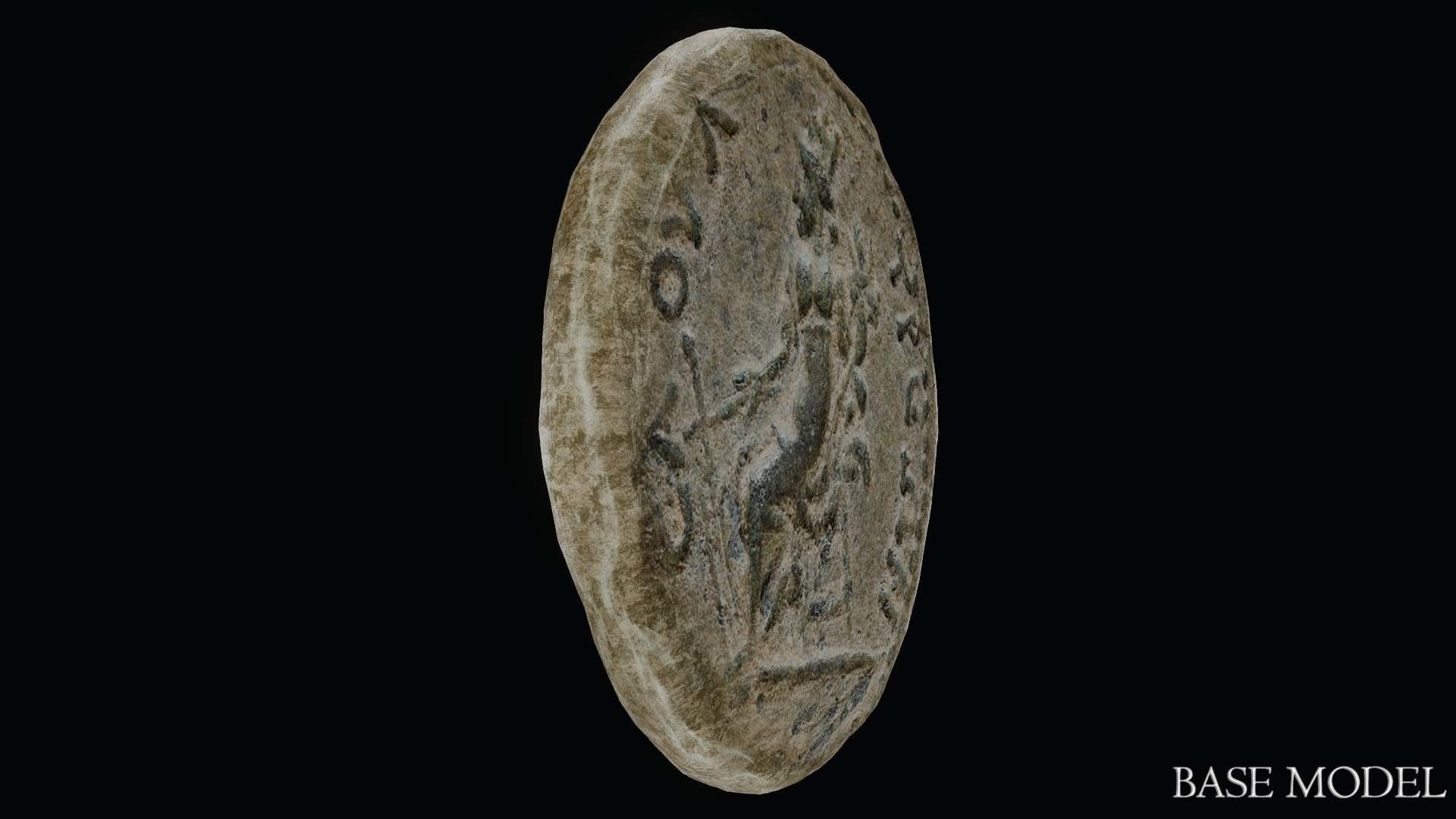 Lykaonia Coin 2 Low-poly 3D model_23