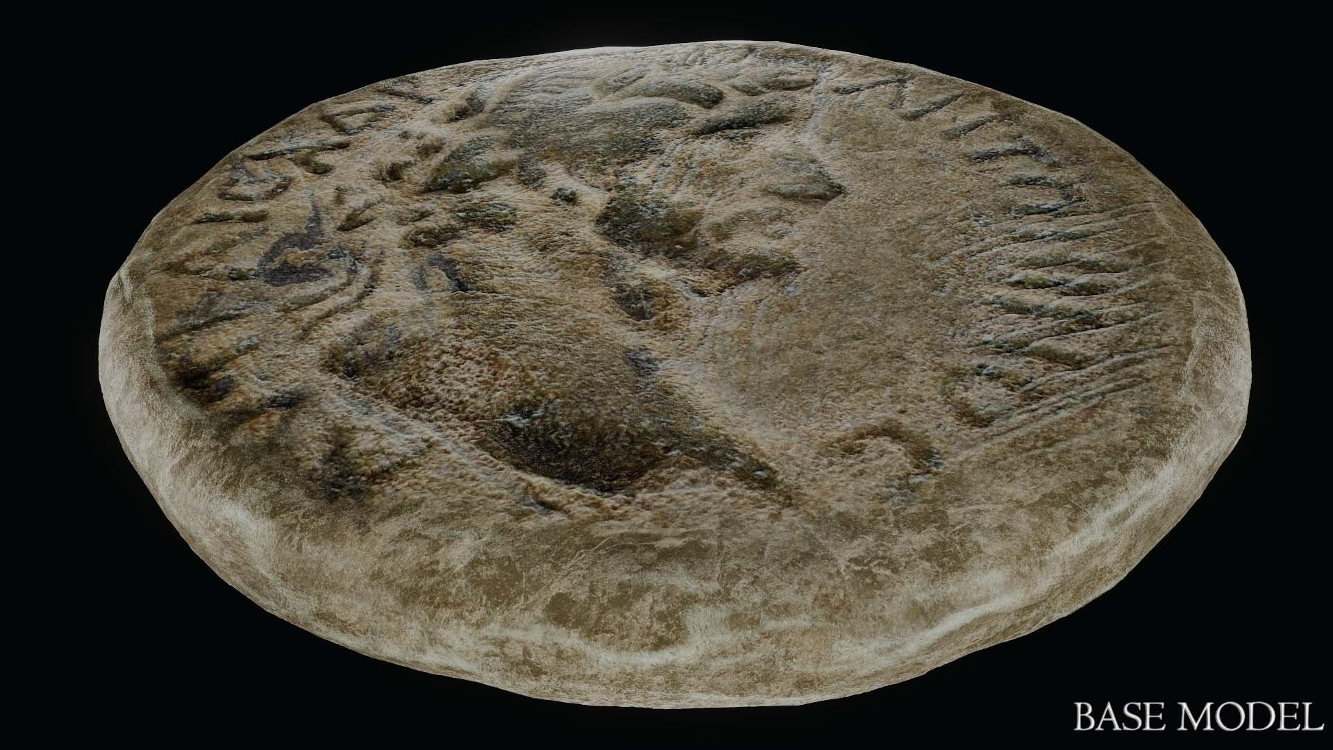 Lykaonia Coin 2 Low-poly 3D model_35