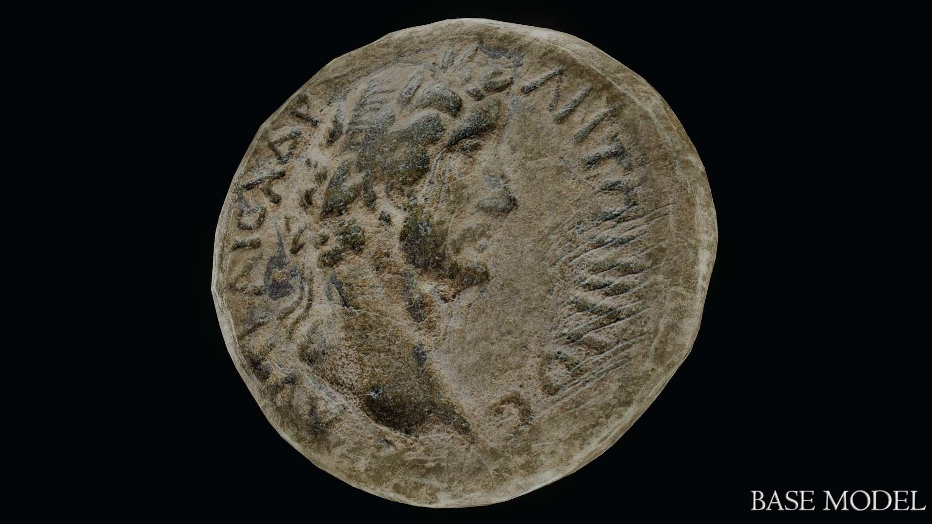 Lykaonia Coin 2 Low-poly 3D model_45