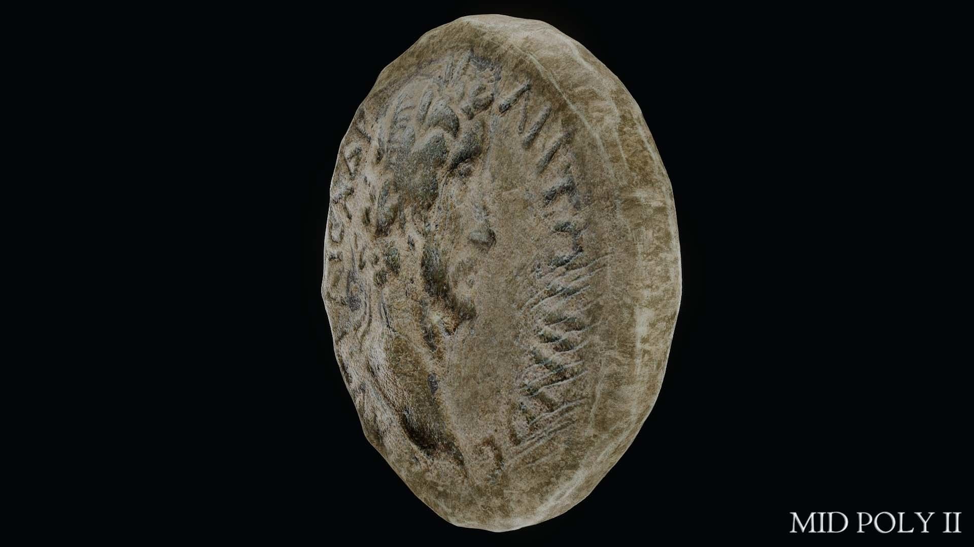 Lykaonia Coin 2 Low-poly 3D model_58