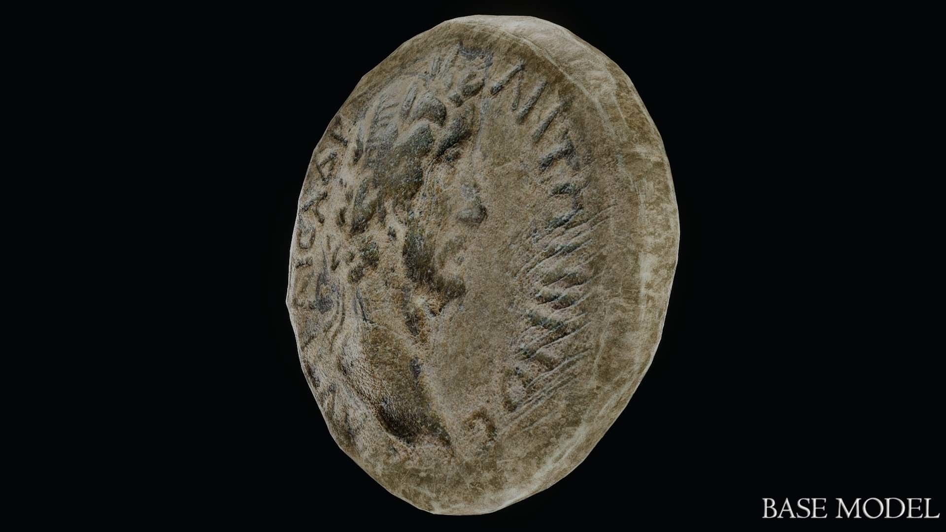 Lykaonia Coin 2 Low-poly 3D model_19