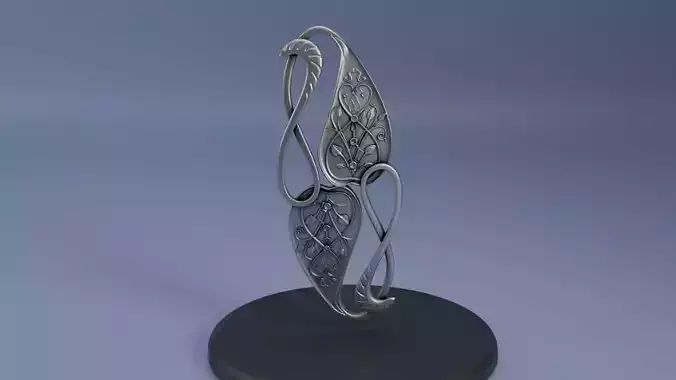 GANDALF THE WHITE BROOCH 3D print model