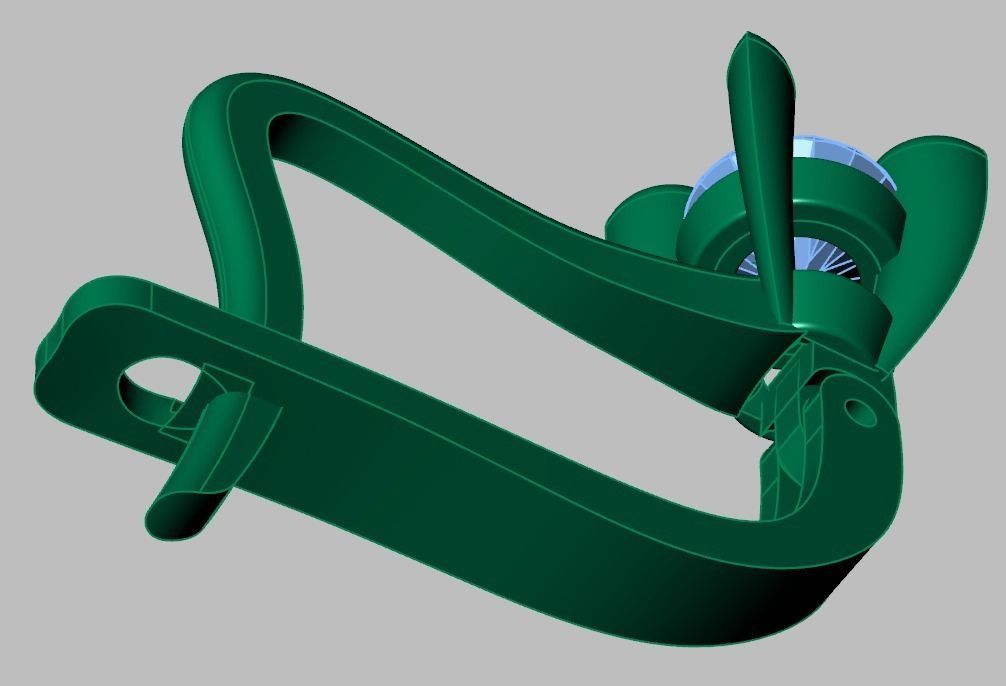 Earring 3D model 3D printable model 0128-14 3D print model_17