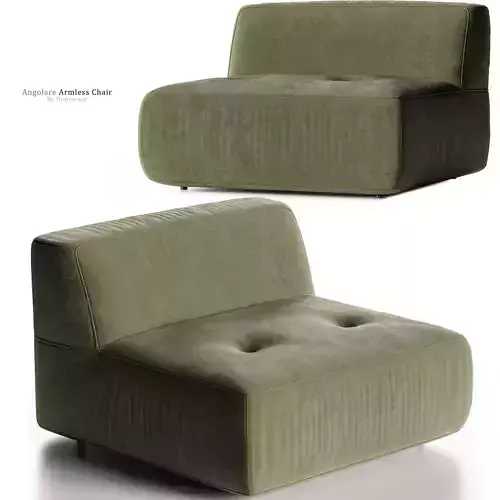 Crate and Barrel Angolare Armless Sofa