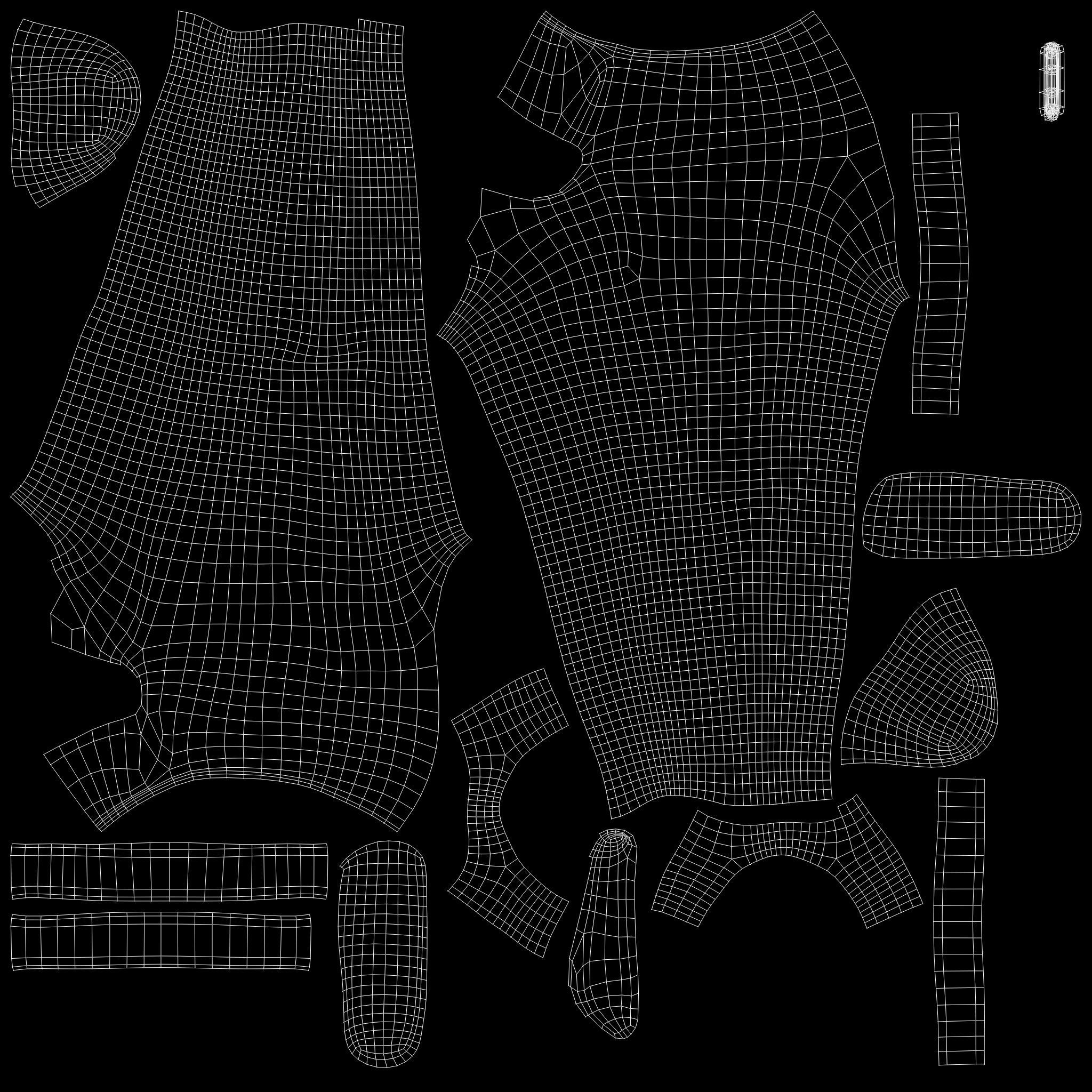 Sci-fi Pants With Shoes Low-poly 3D model_13