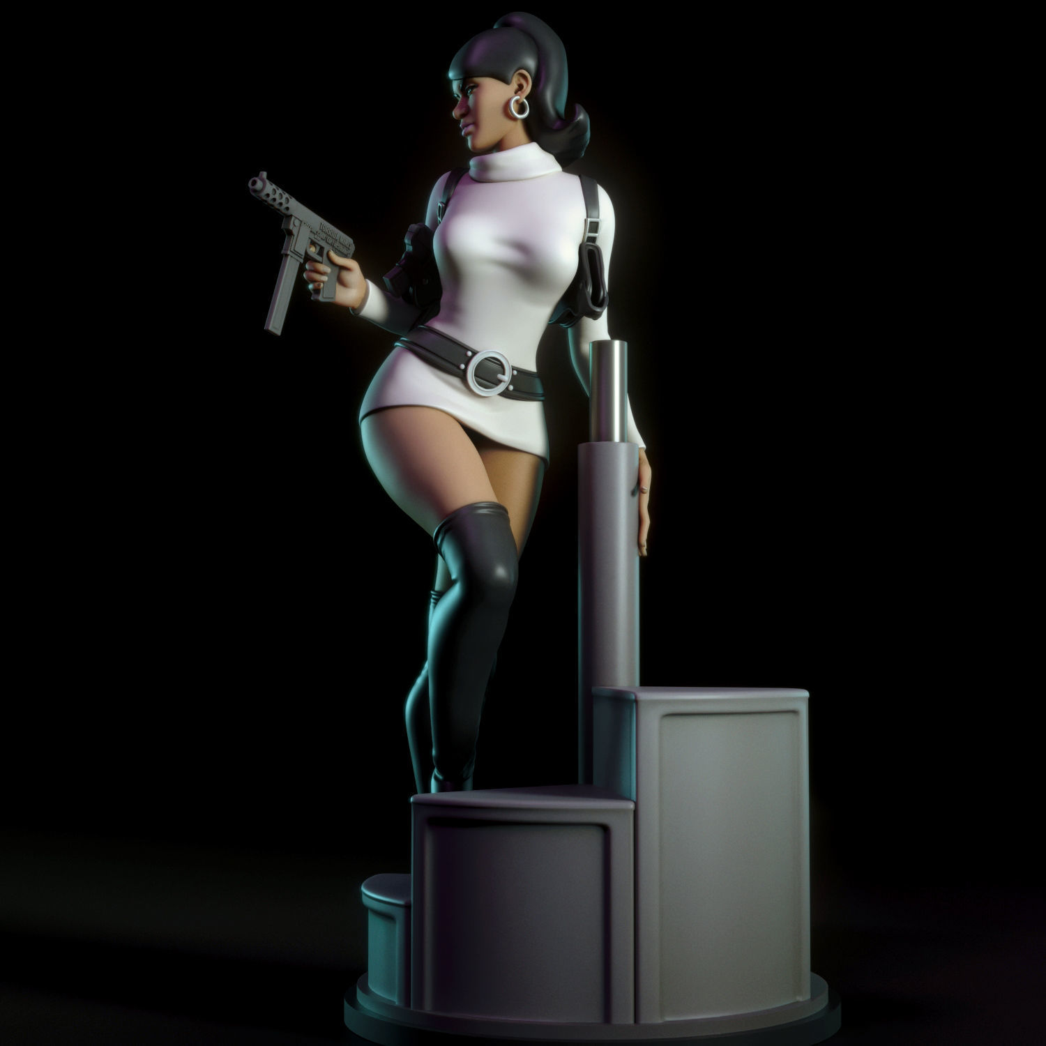 Lana Kane 3D model 3D printable | CGTrader