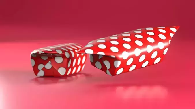 Krowka fudge candy packaging 3D model