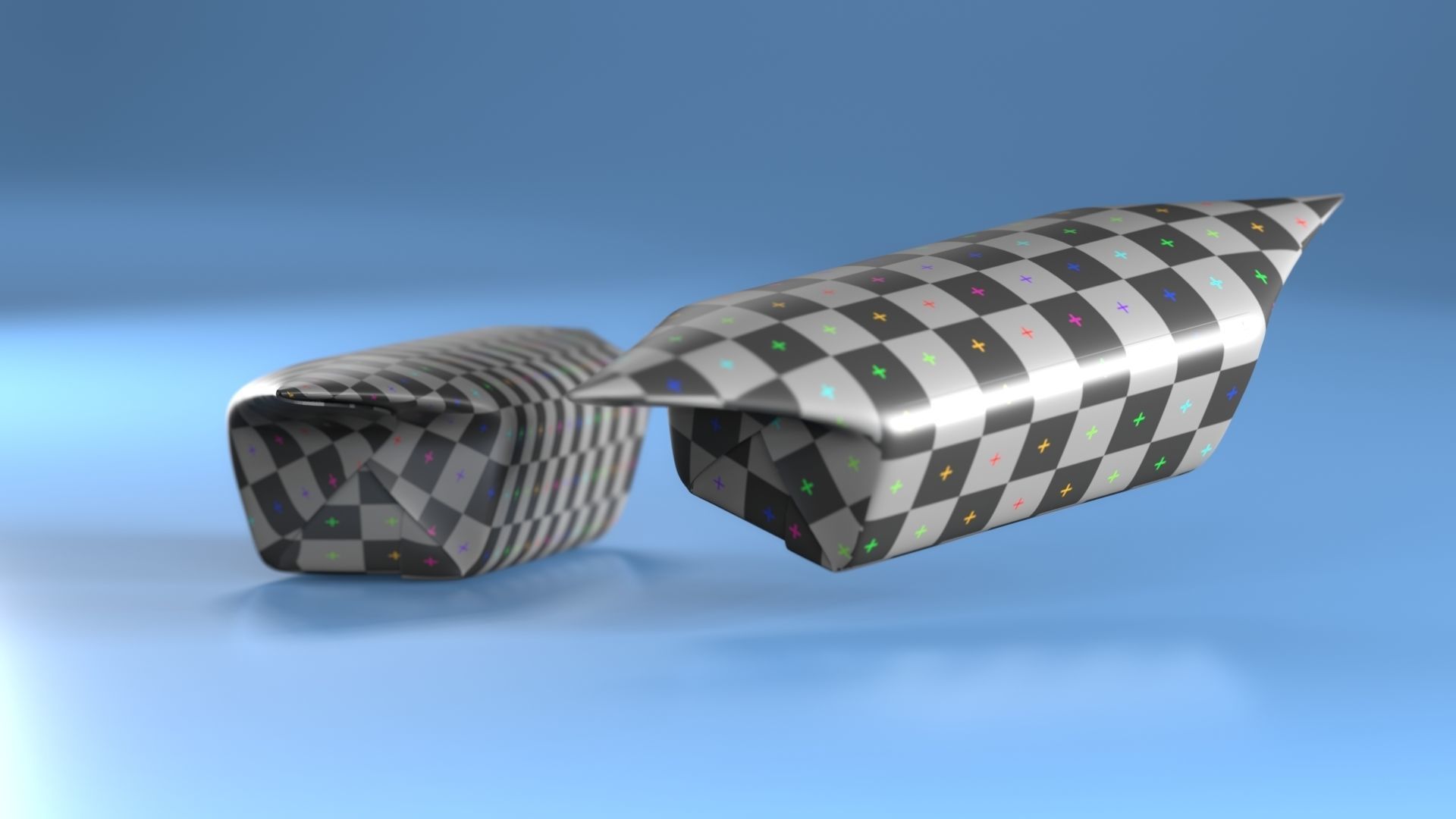 Krowka fudge candy packaging 3D model 3D model_3