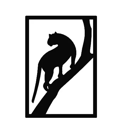 Sheet metal animal picture 3D print model