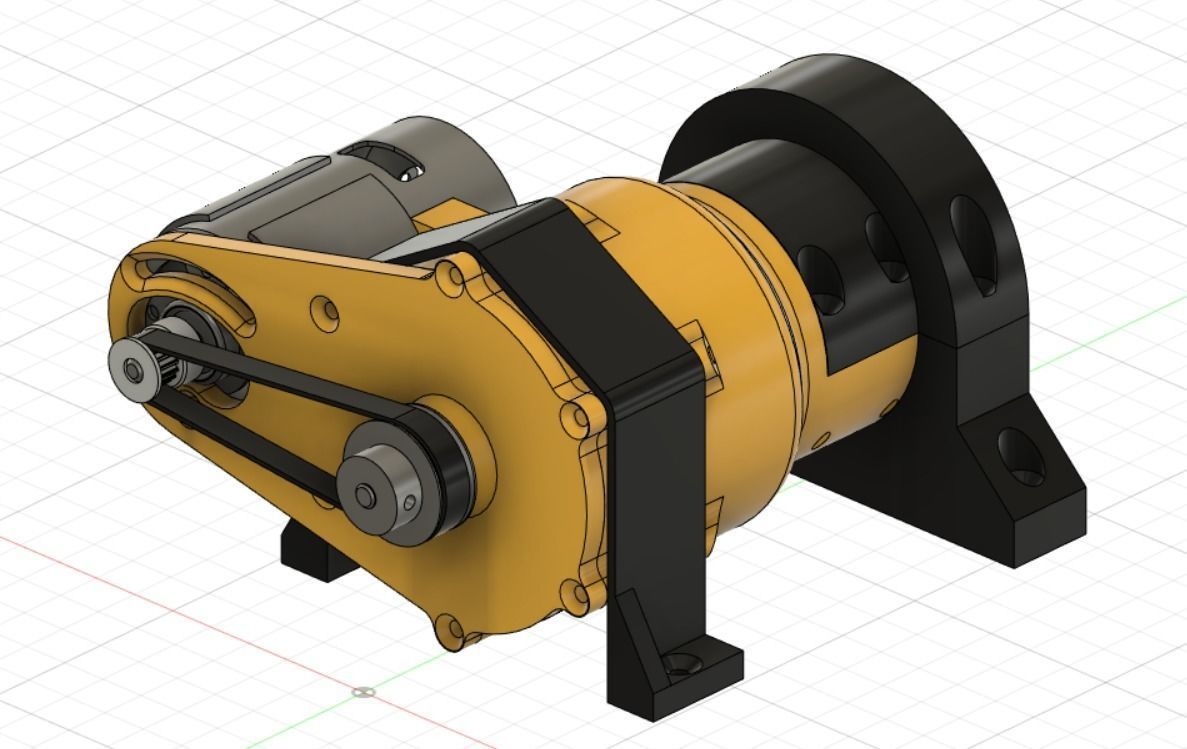 3D-printable high torque strain wave gearbox - Harmonic drive 3D print model_2