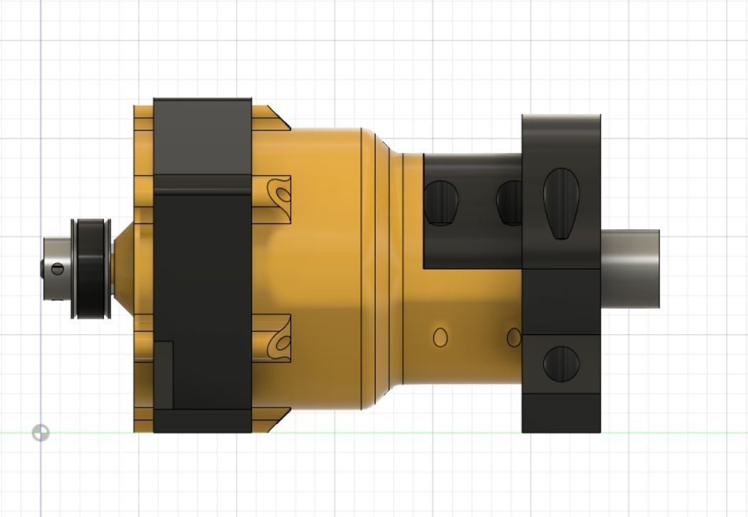 3D-printable high torque strain wave gearbox - Harmonic drive 3D print model_4