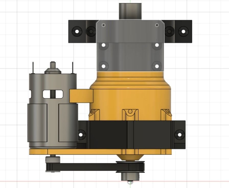 3D-printable high torque strain wave gearbox - Harmonic drive 3D print model_3