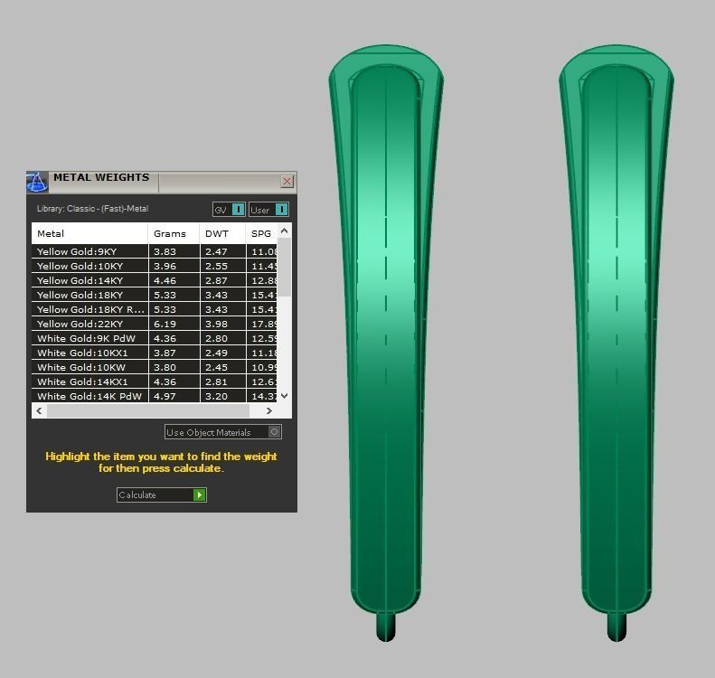 Earring 3D model 3D printable model 0136-11 3D print model_21