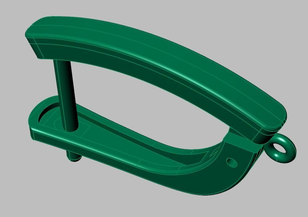 Earring 3D model 3D printable model 0136-11 3D print model_19